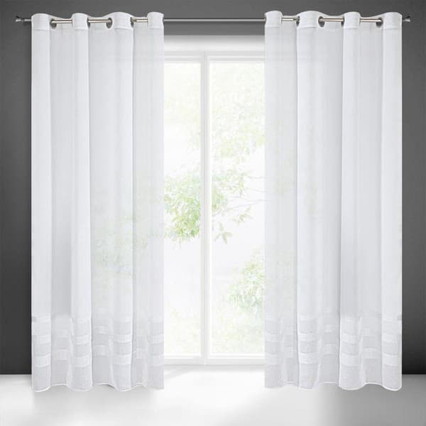 KLARGAVET GARDINER EFIL 140 X 250 CM HVID