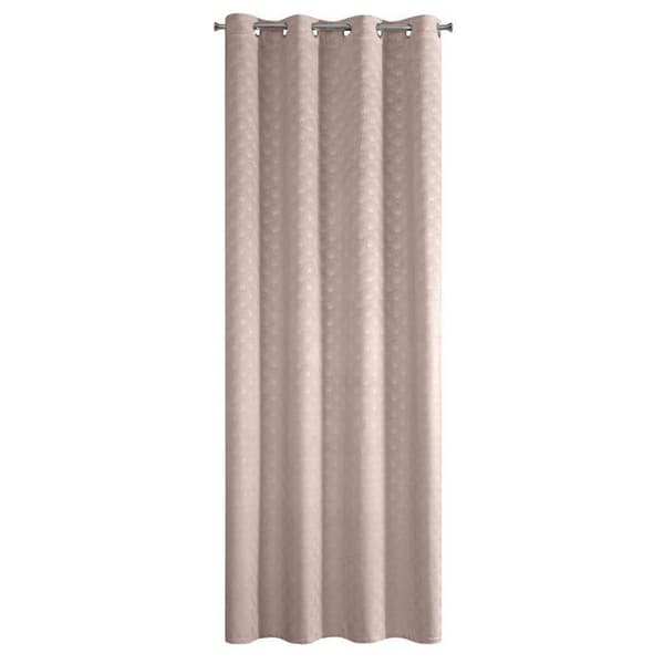 FÄRDIG Gjord gardin JULIA 140 X 250 CM PULVERROSA