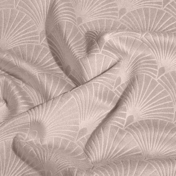 FÄRDIG Gjord gardin JULIA 140 X 250 CM PULVERROSA