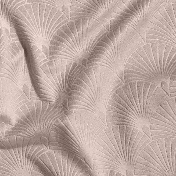 FÄRDIG Gjord gardin JULIA 140 X 250 CM PULVERROSA