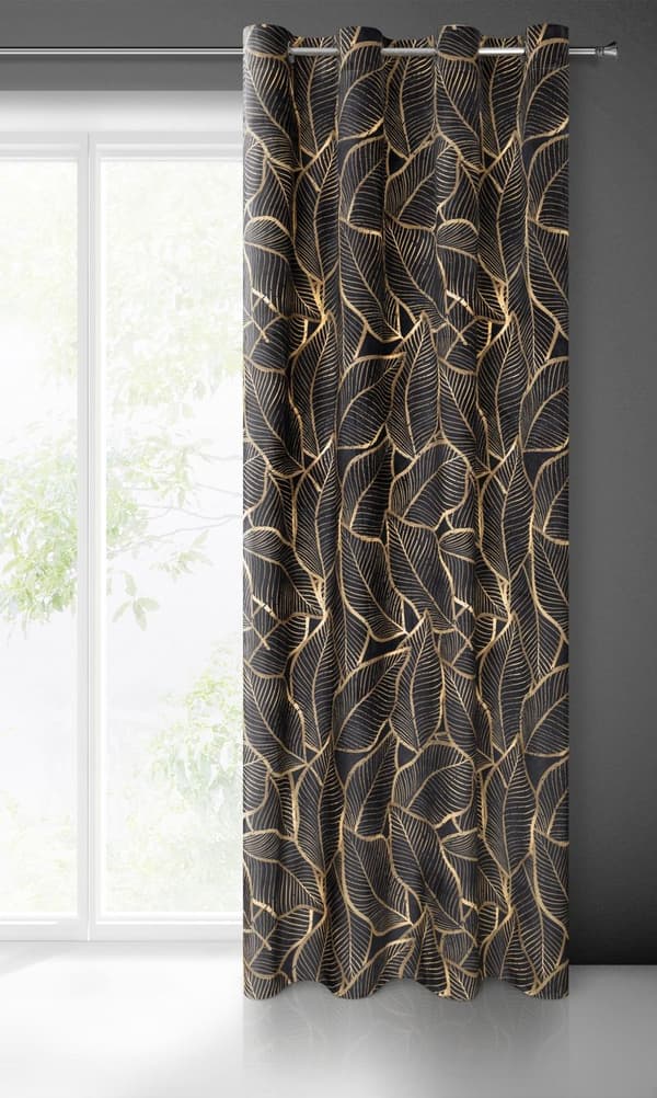 VALMIS VERHO ASTEJA 140 X 250 CM MUSTA