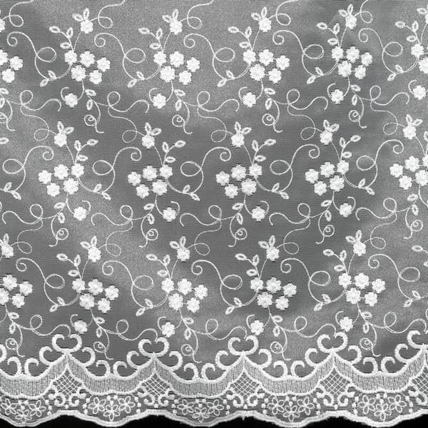 KLARGÅRET GARDIN DEK 400 X 160 CM HVID