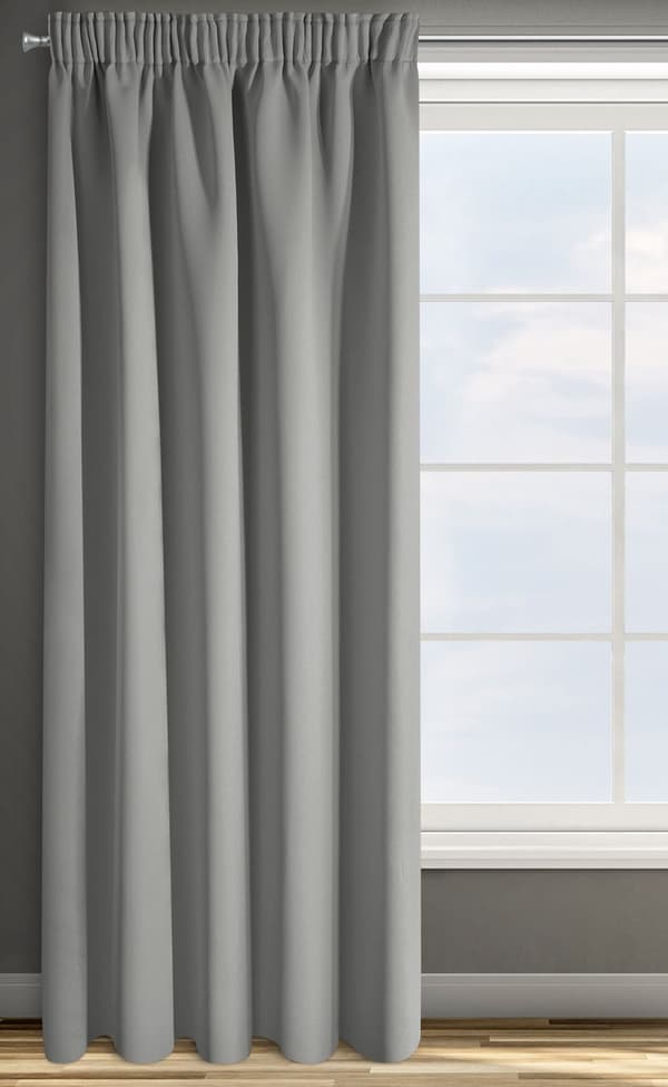 KLARGAVET GARDIN D91 PARISA PÅ TAPE 140 X 270 CM GRÅ