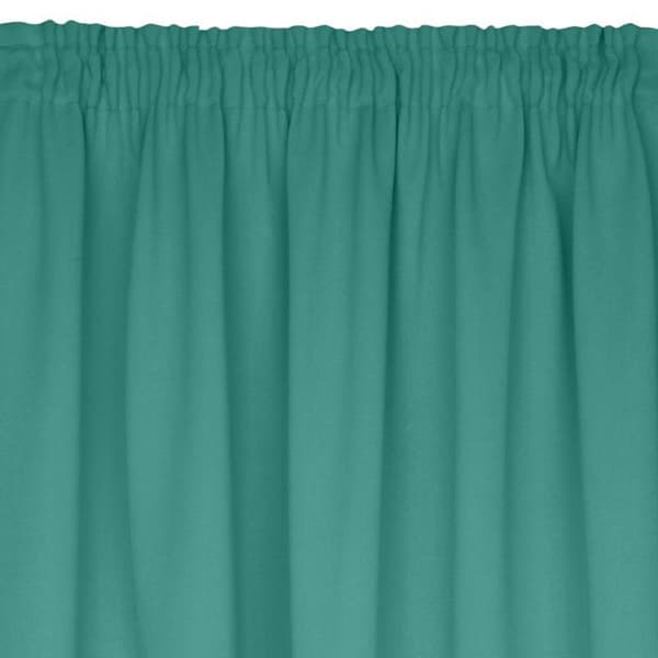 KLARGAVET GARDIN D91 PARISA PÅ TAPE 140 X 270 CM TURKIS