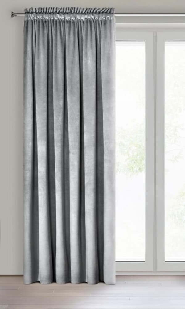 KLARGAVET GARDIN D91 DUG PÅ BÅND 140 X 270 CM SØLV