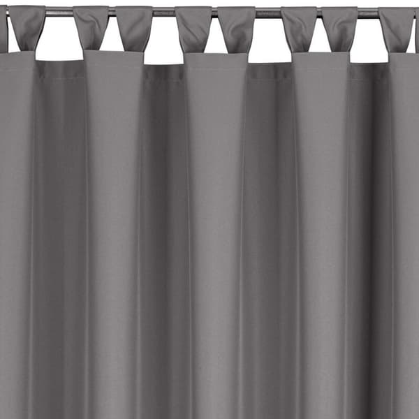 FÄRDIG TRÄDGÅRDSGARDIN MED REMM 155 X 260 CM STÅL
