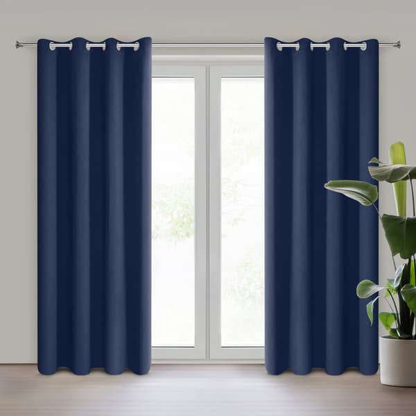 KLARGAVET GARDINER LOGAN 135 X 270 CM NAVY