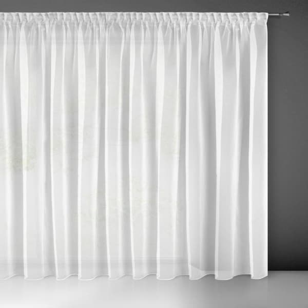 FÄRDIG ESEL-GARDIN PÅ TEJP 400 X 250 CM VIT