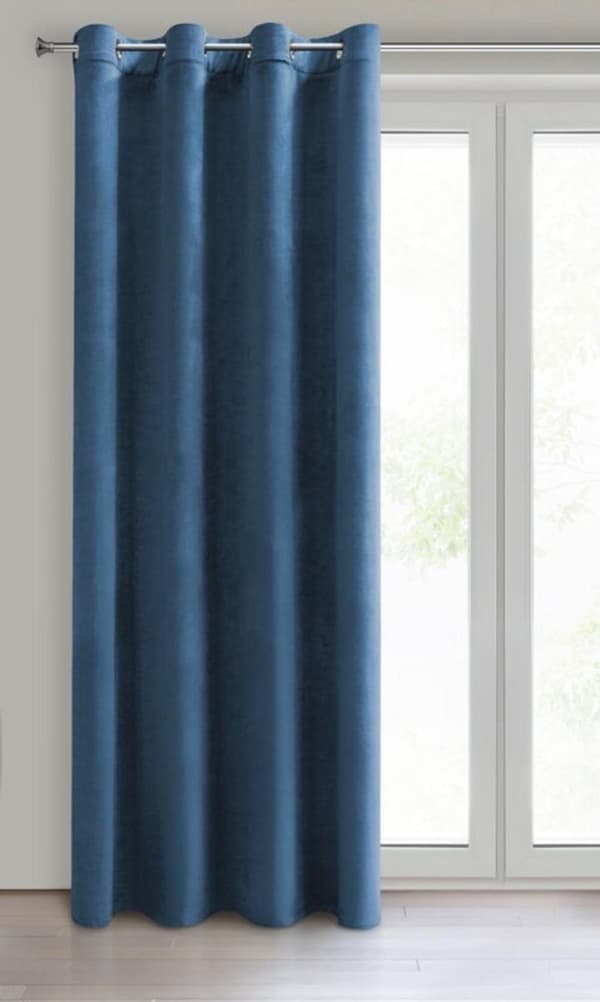 KLARGAVET GARDIN D91 ROSA 140 X 250 CM MARINEBLÅT