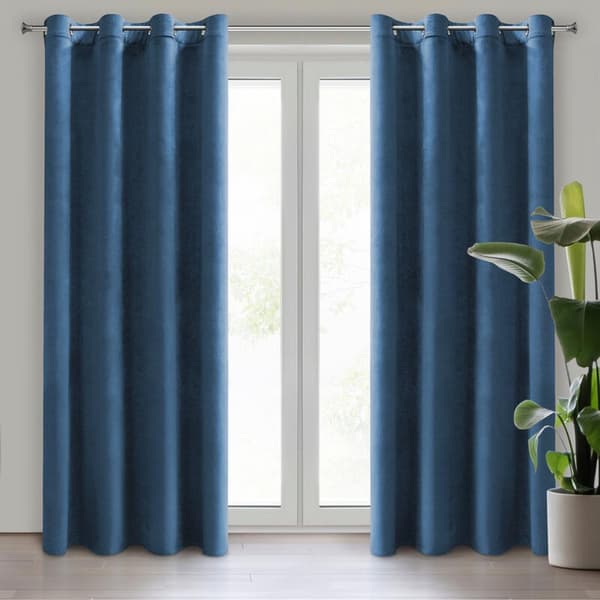 KLARGAVET GARDIN D91 ROSA 140 X 250 CM MARINEBLÅT