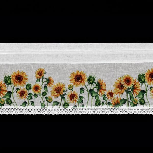 KLARGAVET HELIA GARDIN PÅ TAPE 150 X 30 CM HVID