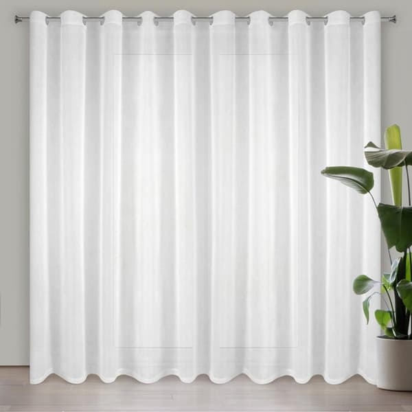 KLARGÅRET GARDIN LUCY 400 X 250 CM HVID