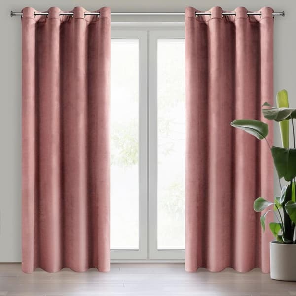 VALMIS VERHO D91 ROSA 140 X 250 CM TUMMANPUNKKI