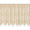 Miniatyrbillede 3 af 8: KLARGAVET MOLYGARDIN PÅ TAPE 150 X 60 CM LYS BEIGE