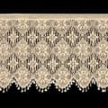 Miniatyrbillede 7 af 8: KLARGAVET MOLYGARDIN PÅ TAPE 150 X 60 CM LYS BEIGE
