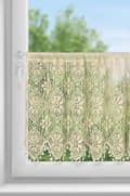 Miniatyrbillede 1 af 8: KLARGAVET MOLYGARDIN PÅ TAPE 150 X 60 CM LYS BEIGE