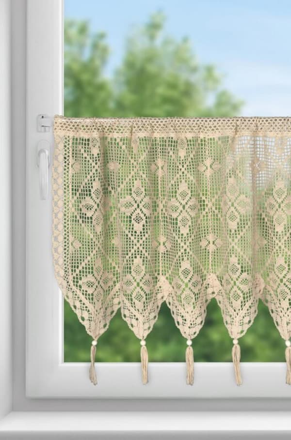 MARTHA KLARGAVET GARDINER PÅ TAPE 150 X 60 CM LYS BEIGE