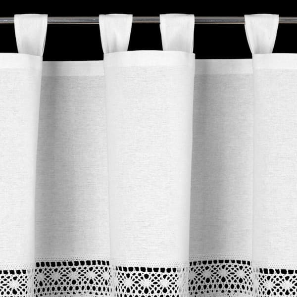 MADDELINE VALMIS VERHO HIHNALLA 150 X 35 CM VALKOINEN