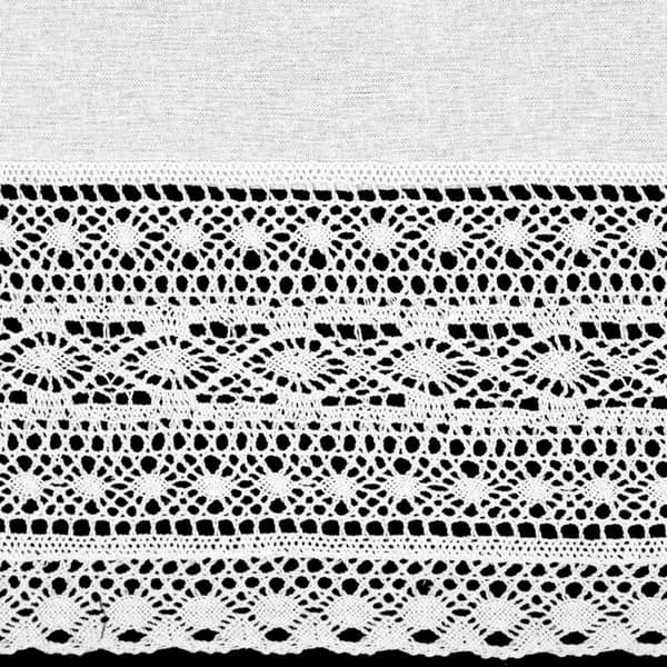 MADDELINE VALMIS VERHO HIHNALLA 150 X 35 CM VALKOINEN