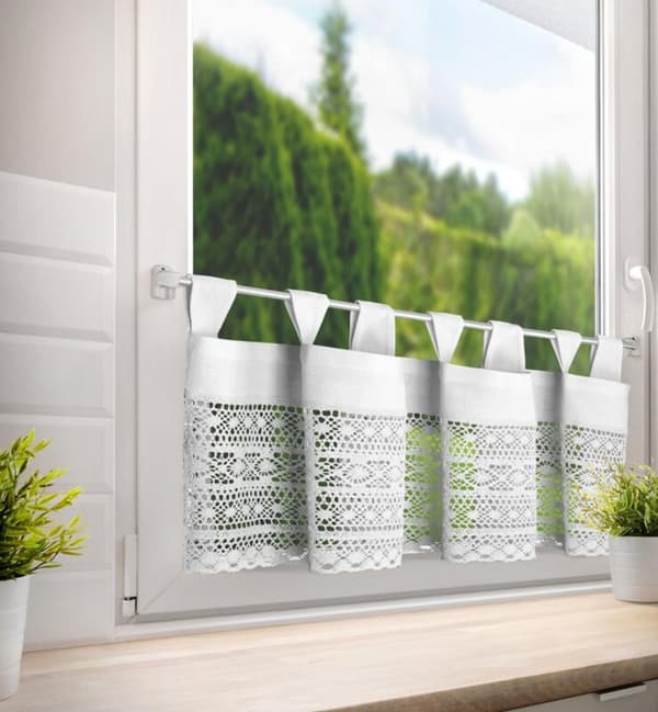MADDELINE VALMIS VERHO HIHNALLA 150 X 35 CM VALKOINEN
