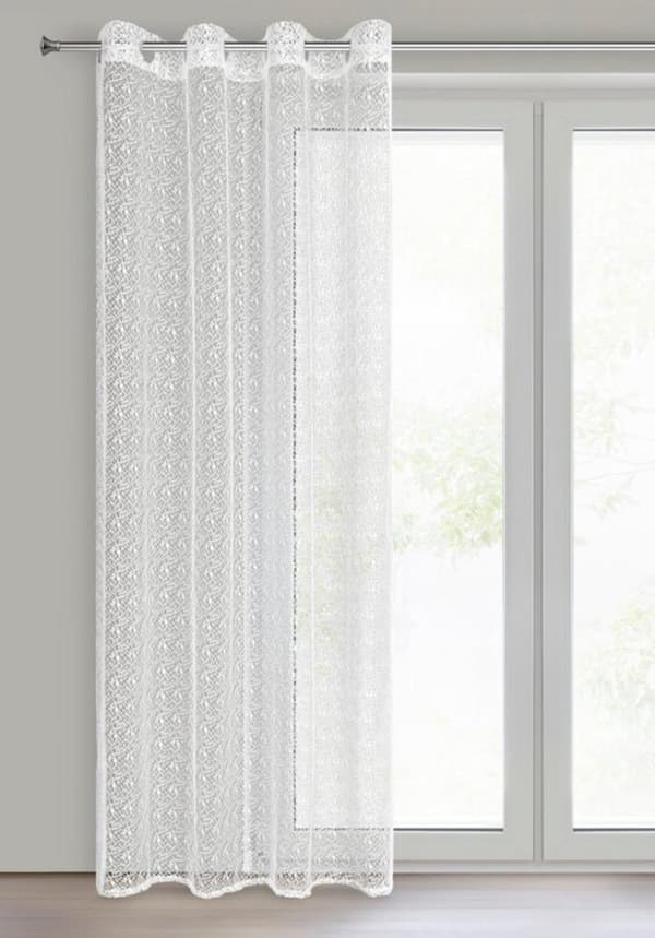 FÄRDIG GARDIN ELLISSA 140 X 250 CM VIT