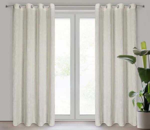 KLARGAVET LATIKA GARDIN 140 X 250 CM NATURLIG