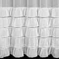 Miniatyrbillede 6 af 9: KLARGAVET GARDIN DANI 1 140 X 250 CM HVID