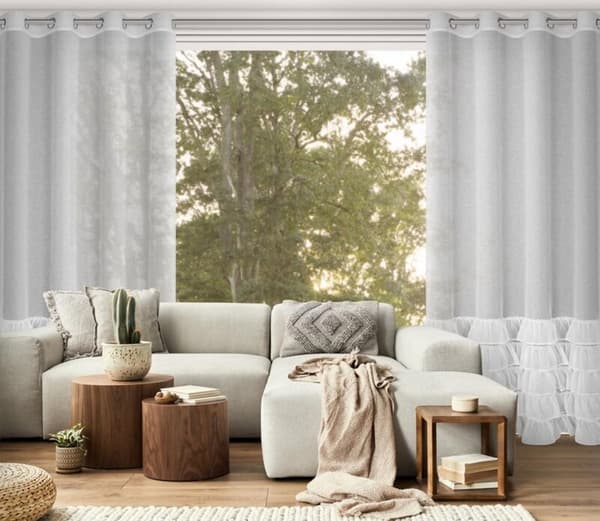 KLARGAVET GARDIN DANI 1 140 X 250 CM HVID