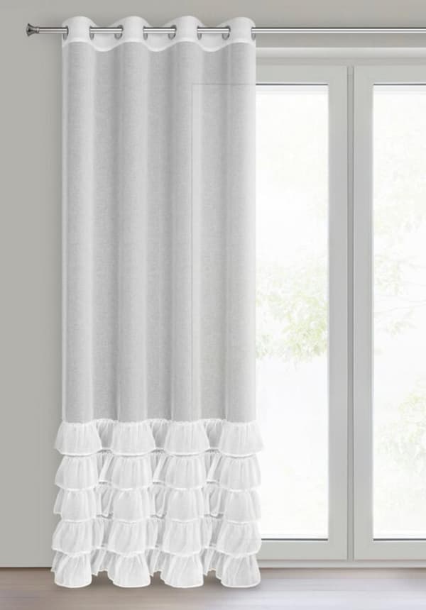 KLARGAVET GARDIN DANI 1 140 X 250 CM HVID