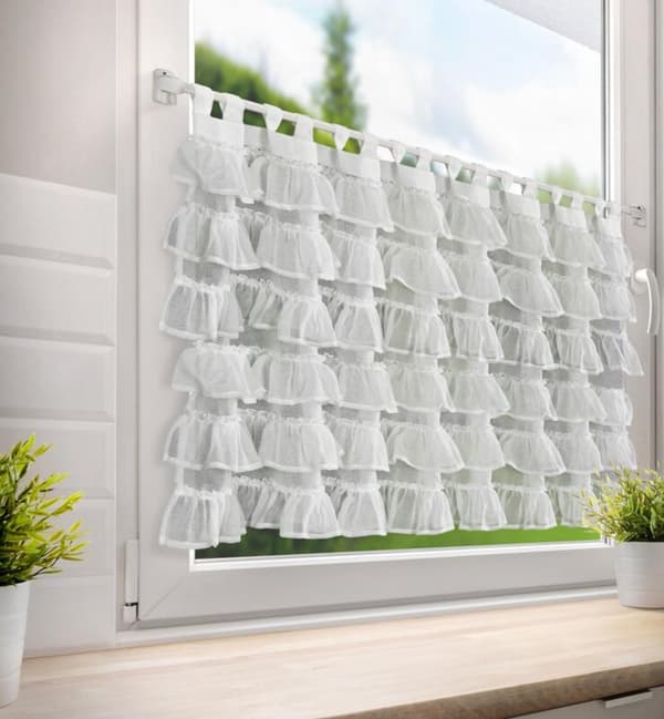 FÄRDIG LILJARDARDIN 2 PÅ REM 150 X 70 CM VIT