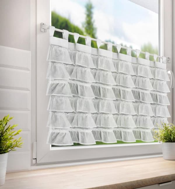 FÄRDIG LILJARDARDIN 2 PÅ REM 150 X 70 CM VIT
