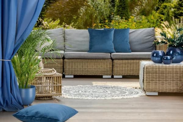 FÄRDIG GARDIN RITA 140 X 250 CM MÖRKBLÅ