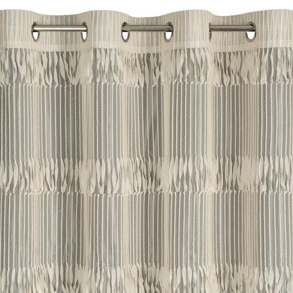 FÄRDIG GJORDAD GARDIN SOTERA 140 X 250 CM LJUSBEIGE