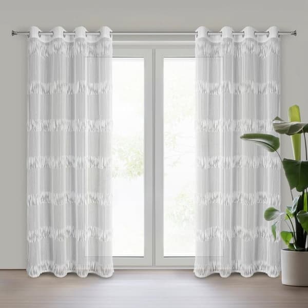 KLARGAVET GARDIN SOTERA 140 X 250 CM HVID