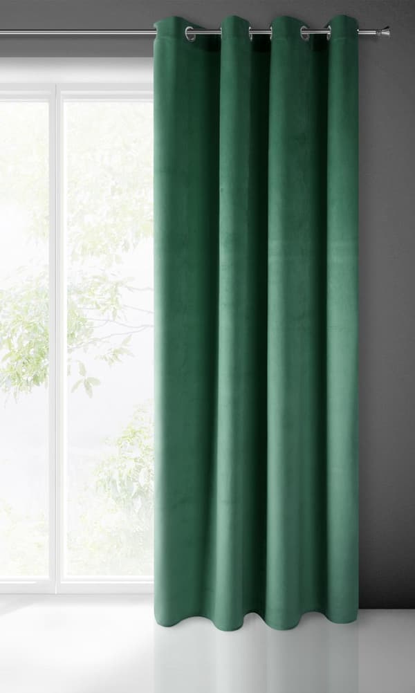 KLARGAVET GARDIN PIERRE 140 X 250 CM MØRKEGRØN