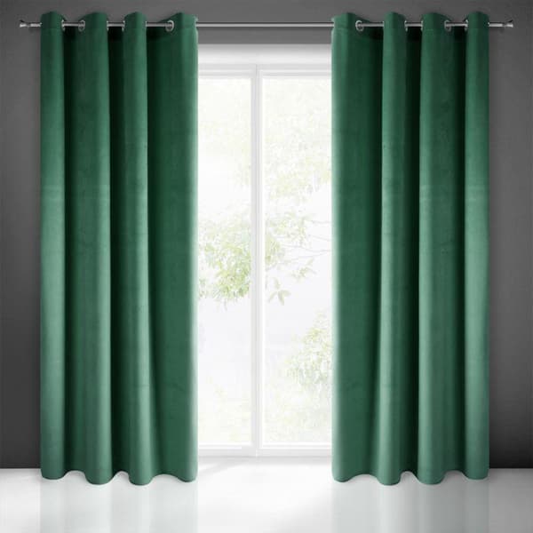 KLARGAVET GARDIN PIERRE 140 X 250 CM MØRKEGRØN