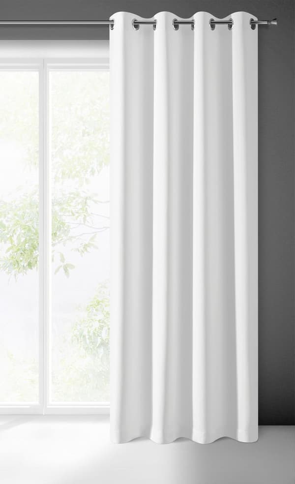 FÆRDIG GARDINER LOGAN 135 X 250 CM HVID