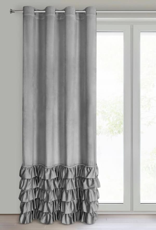 CARLI KLARGÅRET GARDIN 140 X 250 CM SØLV