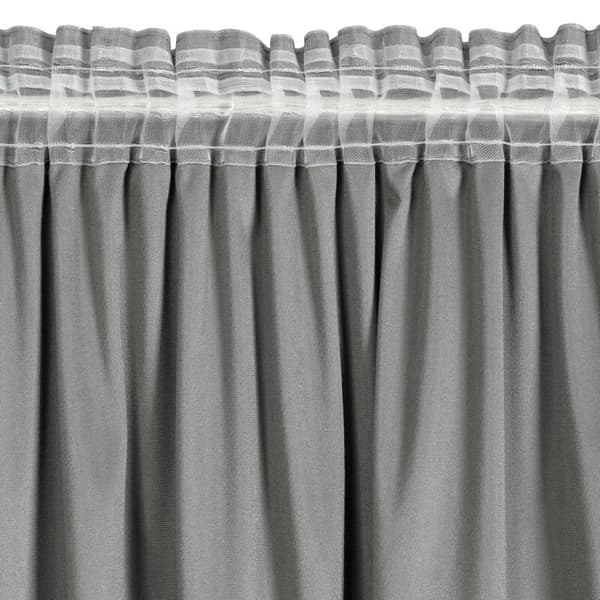 CARLI FÄRDIG GARDIN PÅ TEJP 140 X 270 CM SILVER