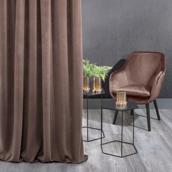 KRISTI FÄRDIG gardin PÅ TEJP 140 X 270 CM BRUNT