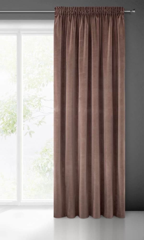 KRISTI FÄRDIG gardin PÅ TEJP 140 X 270 CM BRUNT