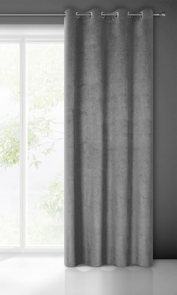 FÄRDIG LILI-GARDIN 140 X 250 CM GRÅ