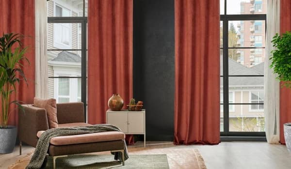 VALMIS LILIVERHO 140 X 250 CM TIILENPUNAINEN