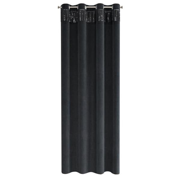 KLARGAVET JASPERGARDIN 140 X 250 CM SORT