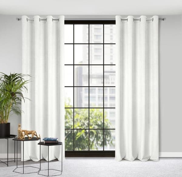 FÄRDIG GARDIN ELIZA 140 X 250 CM VIT