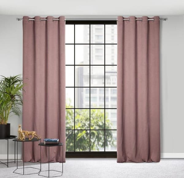 KLARGAVET GARDIN AMARO 140 X 250 CM PULVER PINK