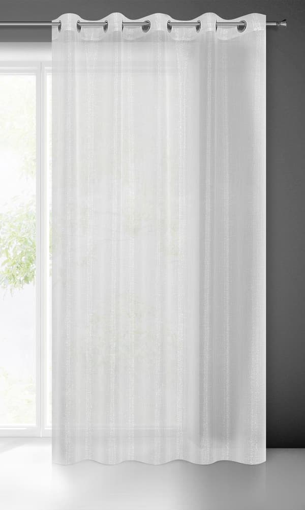 KLARGAVET GARDIN EMMA 290 X 250 CM HVID