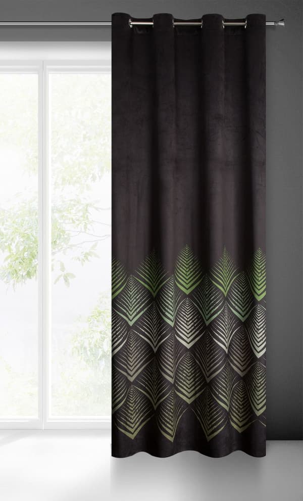 VALMIS VERHO ANGELINA 140 X 250 CM MUSTA