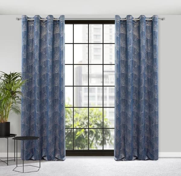 KLARGAVET GOJA-GARDIN 140 X 250 CM NAVY