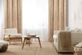 Miniatyrbillede 11 af 11: KLARGAVET GOJA GARDIN 140 X 250 CM BEIGE